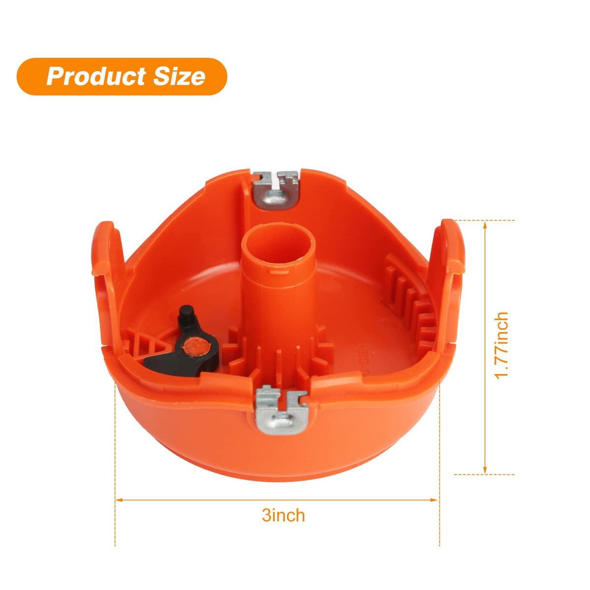 RC-065-P spool cover included for secure line loading and simple installation.