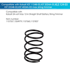 THTEN KST 2024A-03 spring installed in trimmer head conveying smooth line feed