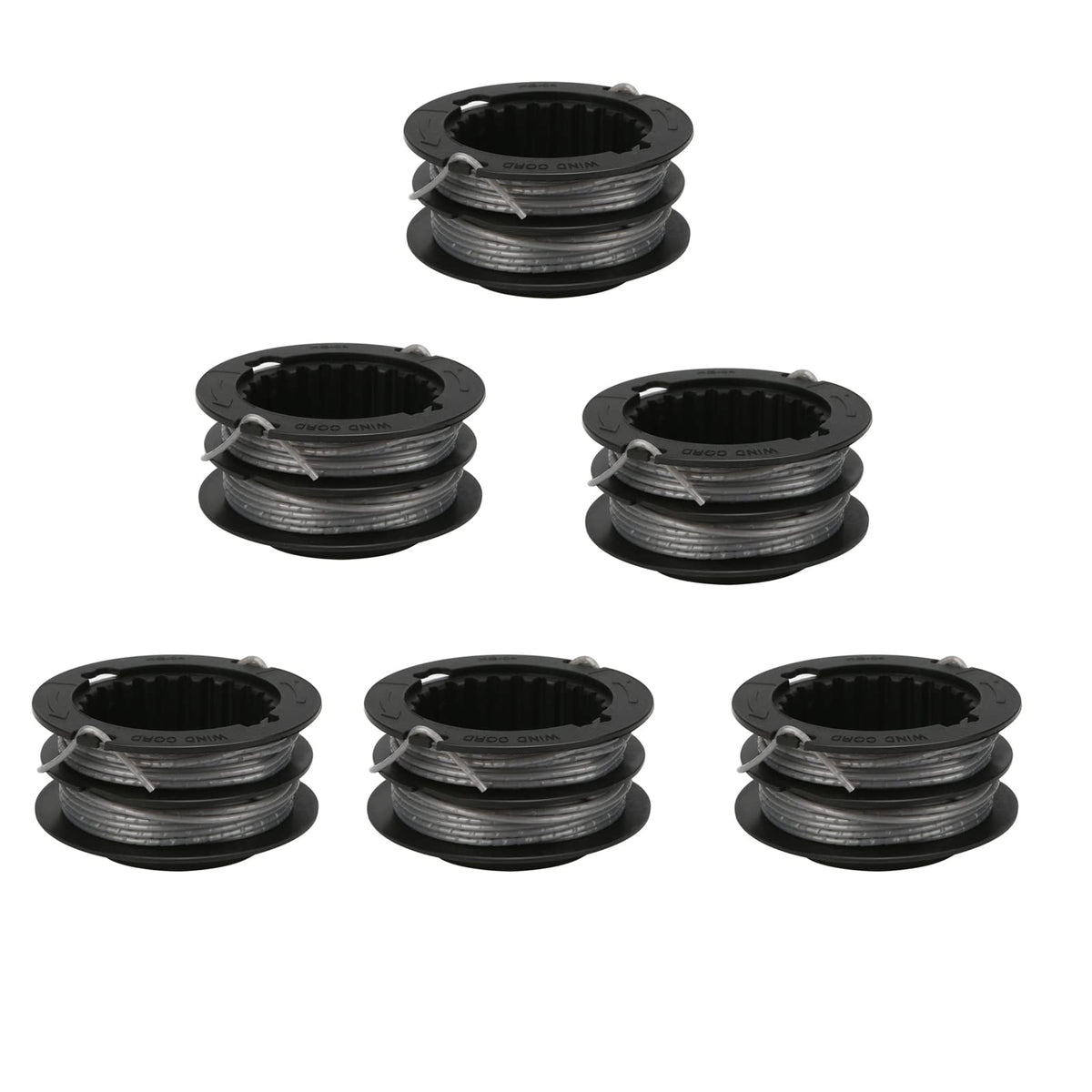 THTEN SB00L00 pre-wound spool with 0.080 inch nylon line for quick setup.