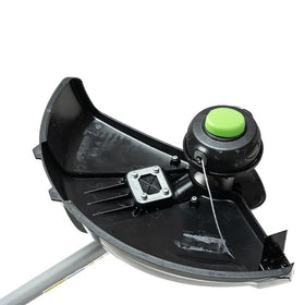 THTEN Trimmer Knob Spring Cap mounted on trimmer demonstrates easy wrap system.