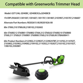 THTEN Trimmer Knob Spring Cap top view for quick fit and alignment.