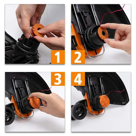 Works with Worx WG155 and WG180 models for fast part swaps