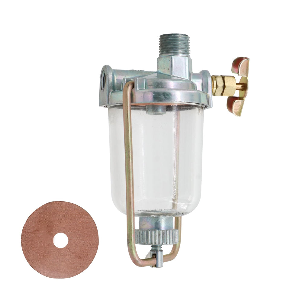 THUNDERMINGO fuel sediment bowl for Massey Ferguson 135, ready for fuel filtration.