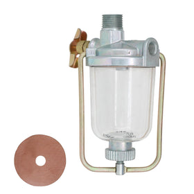 THUNDERMINGO long glass bowl outlet 1/8 NPT suited for replacement.