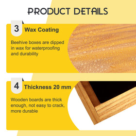 ThxBees pre-drilled holes simplify screw installation for quick setup