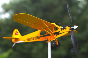 Thyggzjbs Piper J3 Cub garden focal point for flight enthusiasts