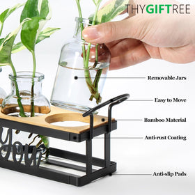 THYGIFTREE propagation jar 4-4oz open mouth for easy water changes