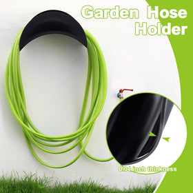 Thyle rustproof outdoor hose rack helps extend hose life by preventing sag.
