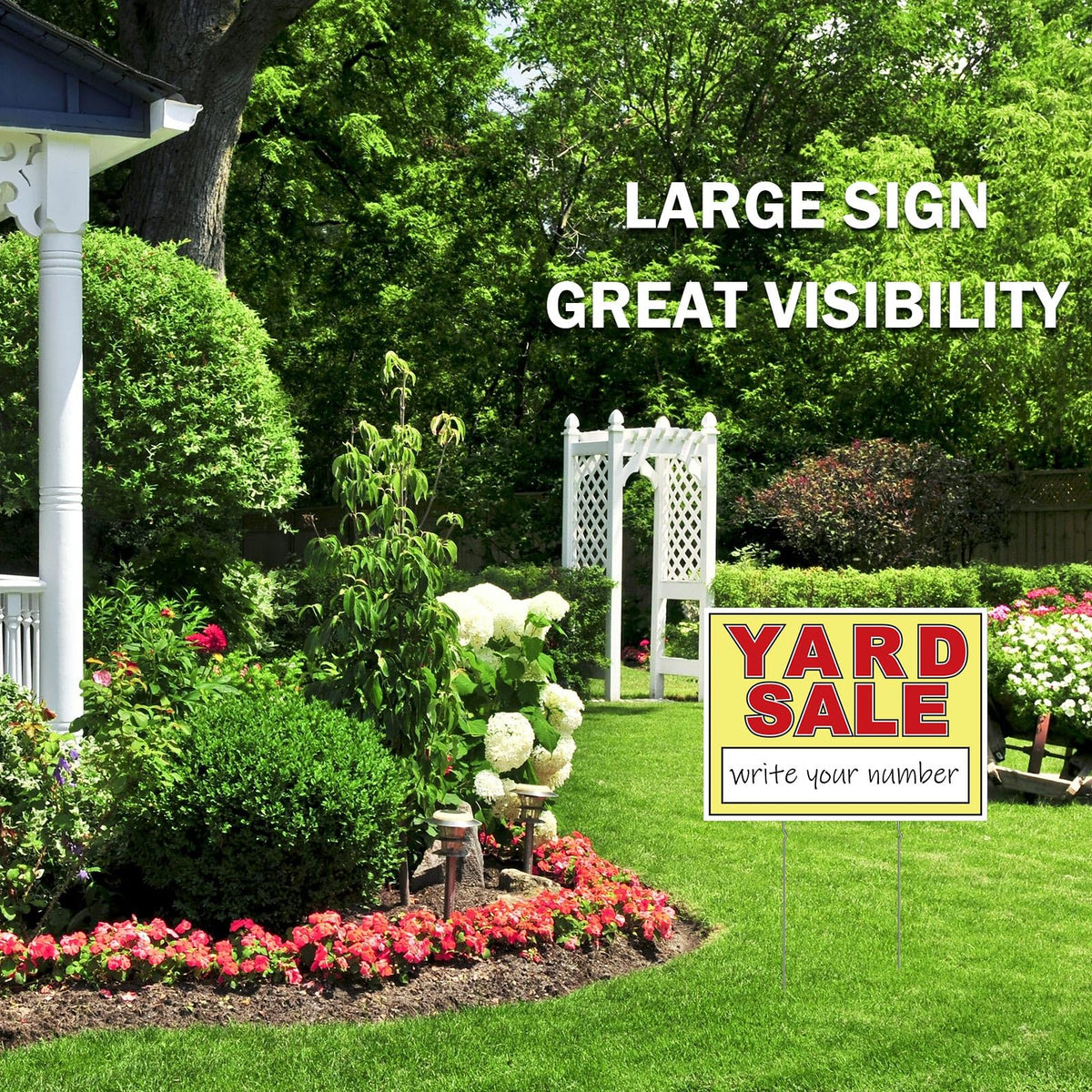 Thyle waterproof corrugated plastic yard signs withstand outdoor use