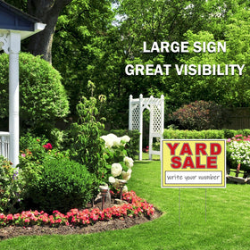 Thyle waterproof corrugated plastic yard signs withstand outdoor use