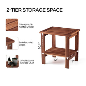 THYOI easy-assembly outdoor table with simple labeled parts.