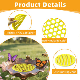 Tiaforza bee bath with safe landing platform for bees.