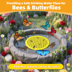 Tiaforza butterfly feeder attracts pollinators to your garden.