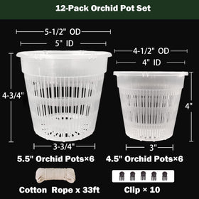 Tialero Orchid Pot showing 360 ventilation to promote airflow.