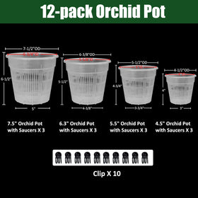 Tialero orchid pot clips help secure pots during transplanting.
