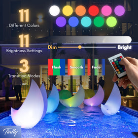 TIALLY wedding pool decor lights adding romantic sparkle
