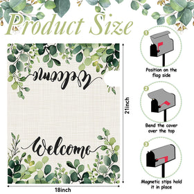 Spring leaves design enhances garden aesthetics and welcomes guests.
