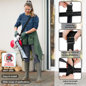 TIANAO rubber sleeve provides a slip-free, secure grip.