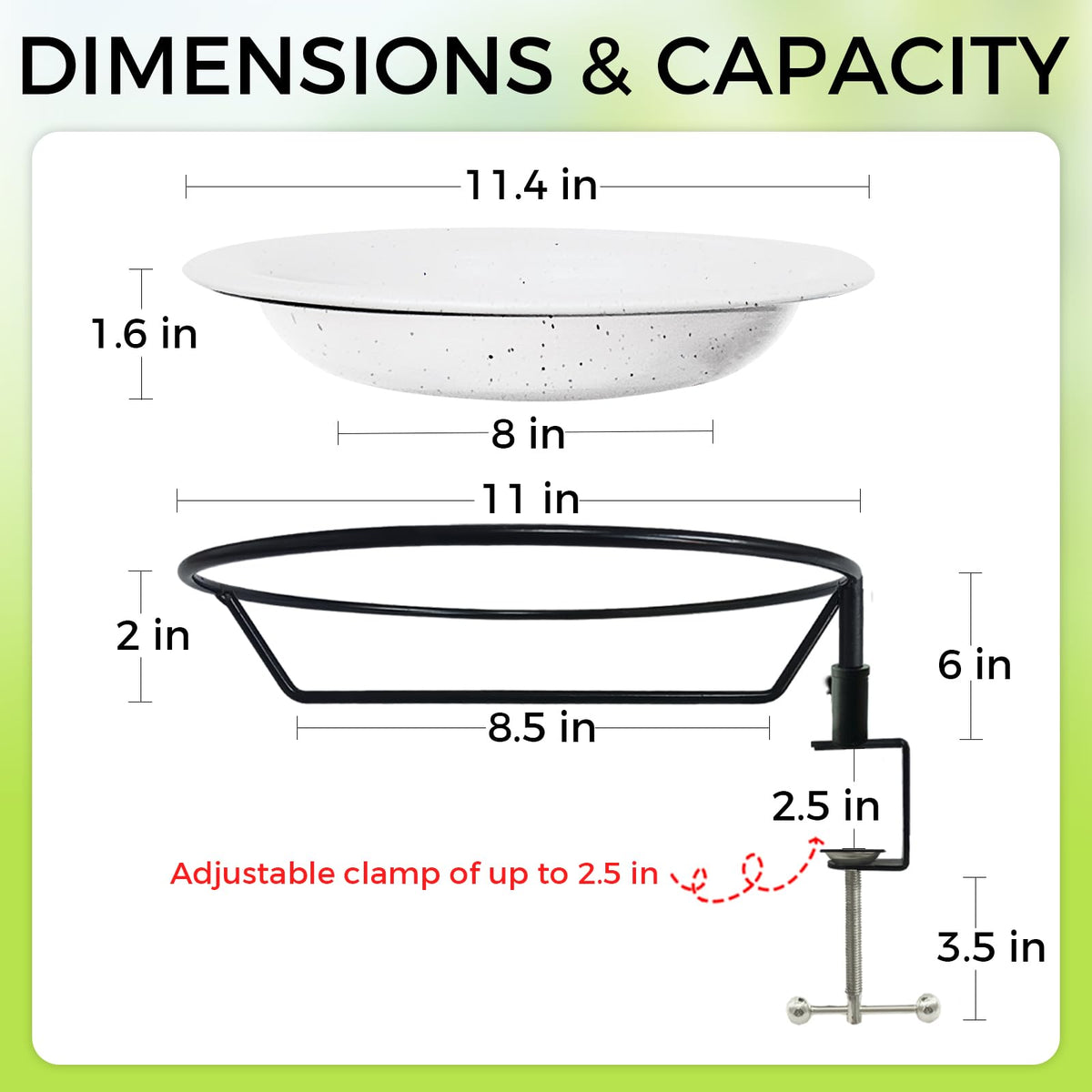 TIANCENTRAL H frost-proof bowl made of polypropylene endures all seasons.