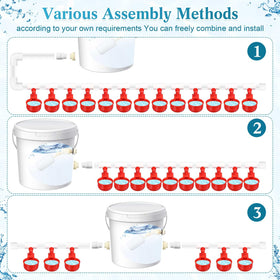 Tiangrid backyard poultry setup shows an all-in-one waterer for mixed flocks.