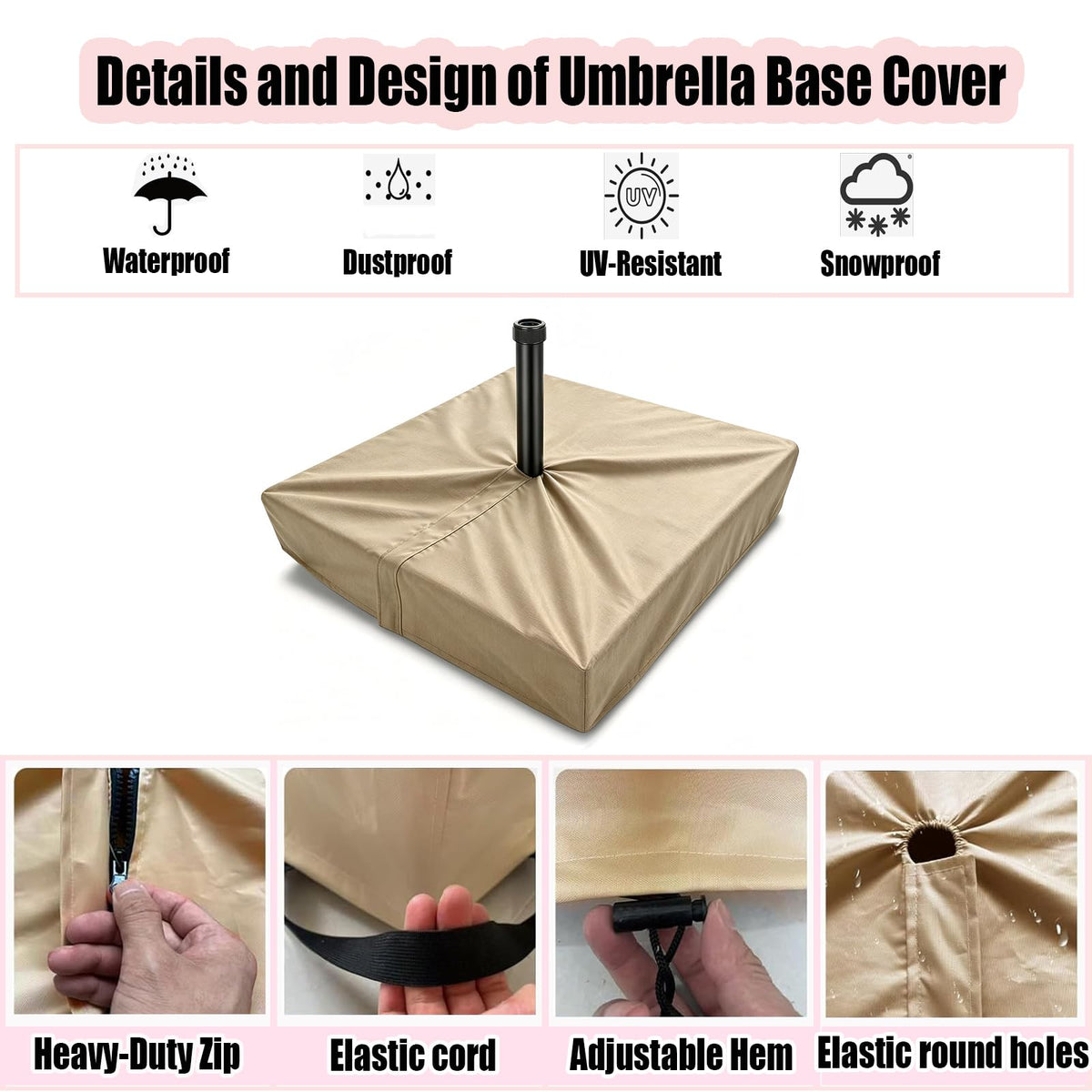 TiantianBao base cover provides UV protection to slow fading of bases.