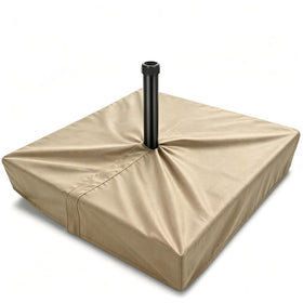 TiantianBao base cover in waterproof fabric protects square umbrella bases from rain and sun.
