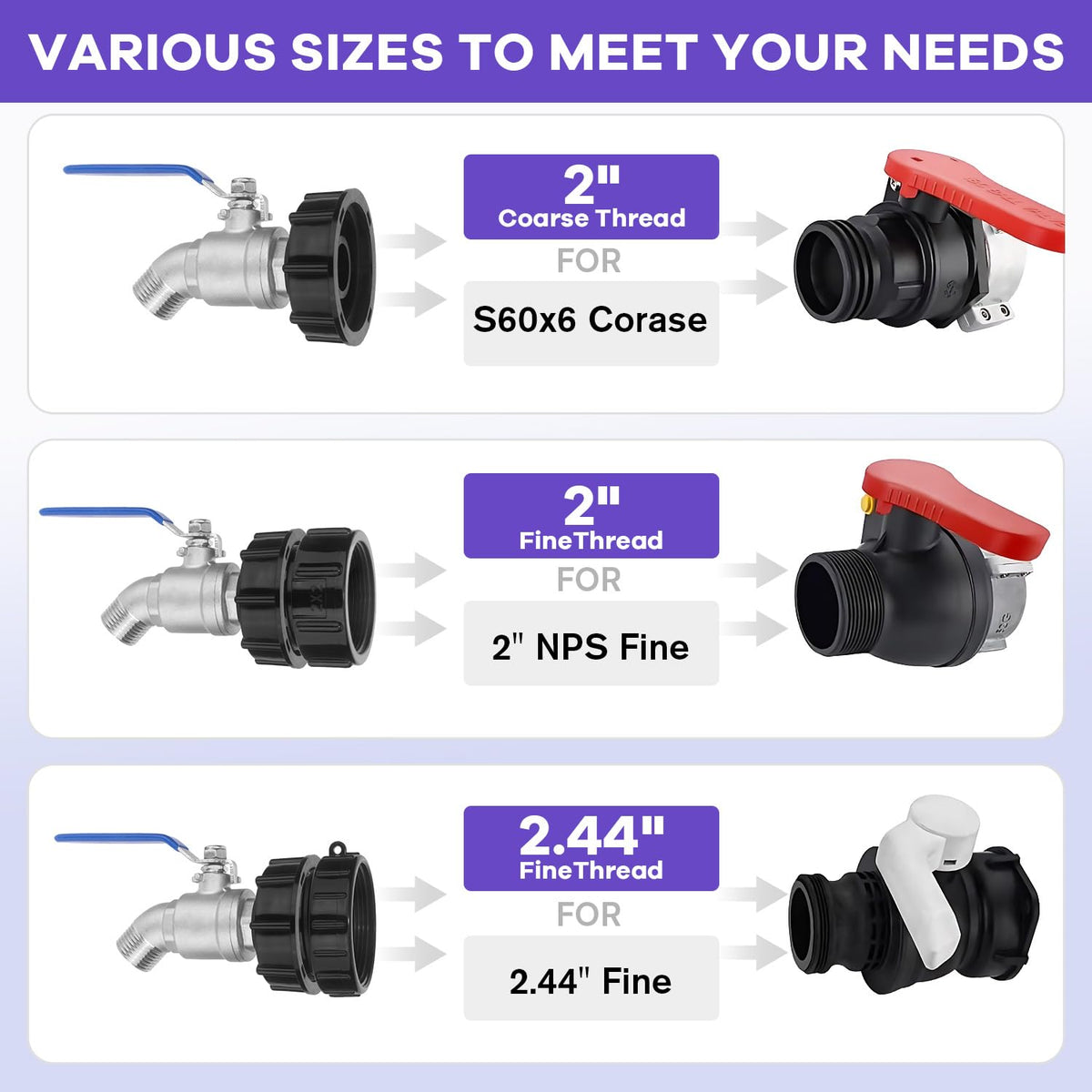 TiantianUp garden hose quick connector enables fast, tool-free setup.