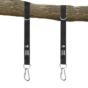TianXi tree swing strap kit over a sturdy branch for quick setup.