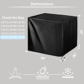 TIAOFY generator cover with waterproof coating protecting against rain and snow