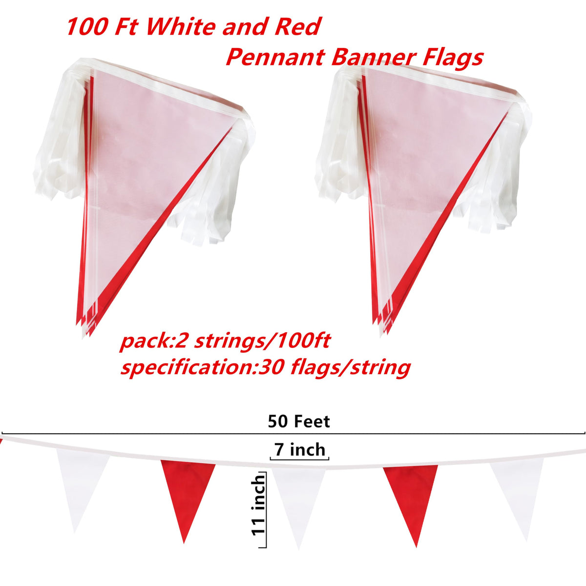 tibijoy 60 flags triangle bunting ready for grand openings and celebrations