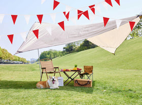 indoor and outdoor friendly tibijoy banner suitable for bars, parties, and homes