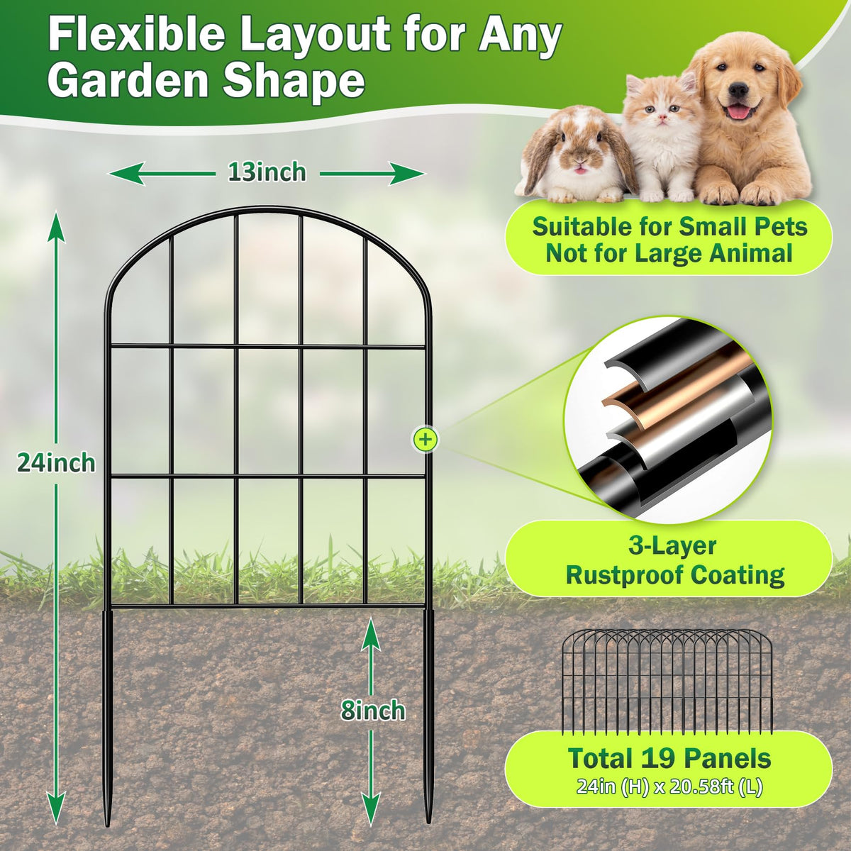 Ticanros assembly kit simplifies connecting and shaping the fence