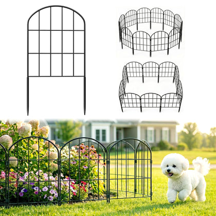 Ticanros decorative garden fence panel ready for easy setup and yard display