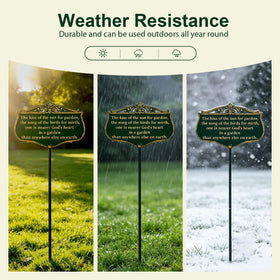 TICKCACY rust-proof finish keeps color vibrant in changing weather.