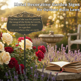 TICKCACY thoughtful gift for gardeners who cherish poetry and nature.