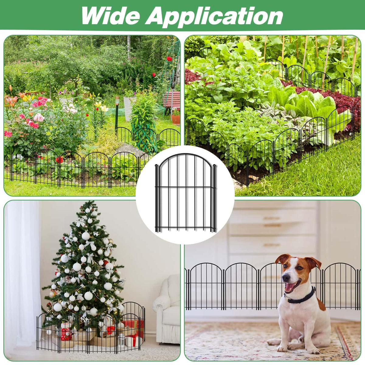 Tidponra pet-friendly garden fence helping keep small animals within a designated area