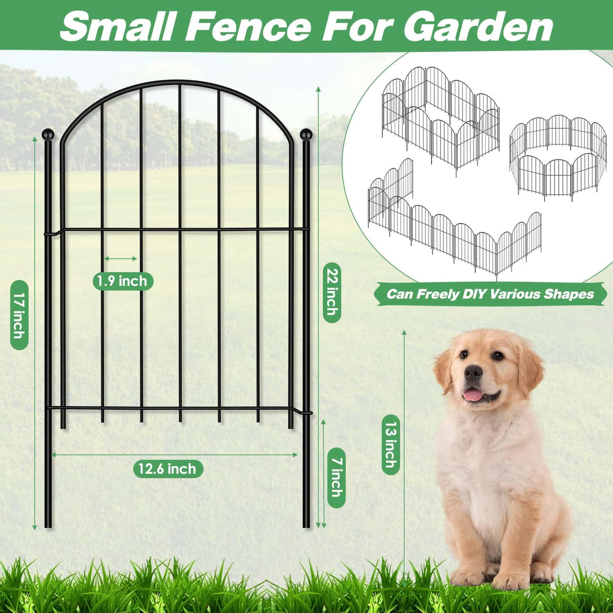 Tidponra rustproof metal fence resisting weather for durable outdoor use