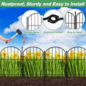 Tidponra short fencing panel demonstrating compact height for beds and contained plantings
