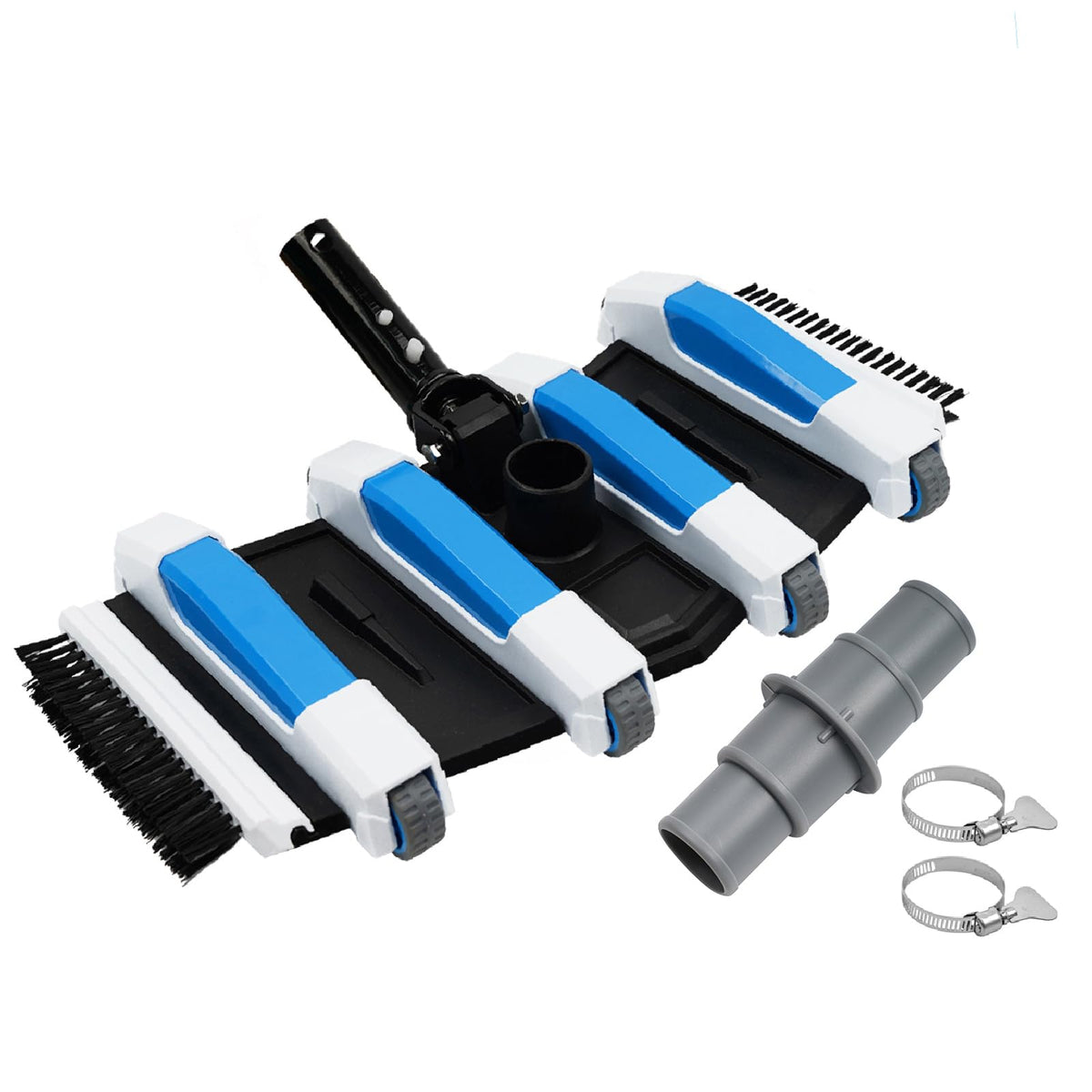 Tidymister 4lb professional pool vacuum head gliding smoothly for efficient cleaning.