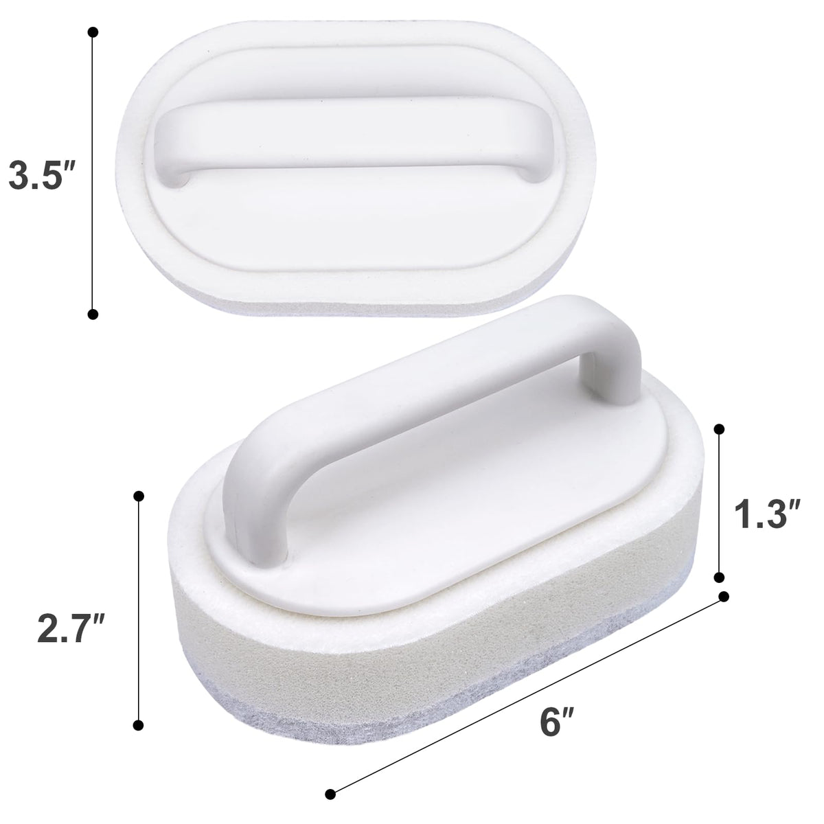 TidyMister jet and step cleaning pad targets jets and steps for easy upkeep.