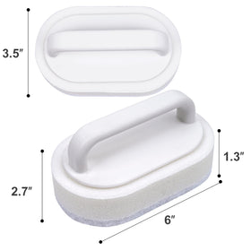 TidyMister jet and step cleaning pad targets jets and steps for easy upkeep.