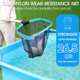 Tidymister strong handle reduces fatigue during heavy debris cleaning.