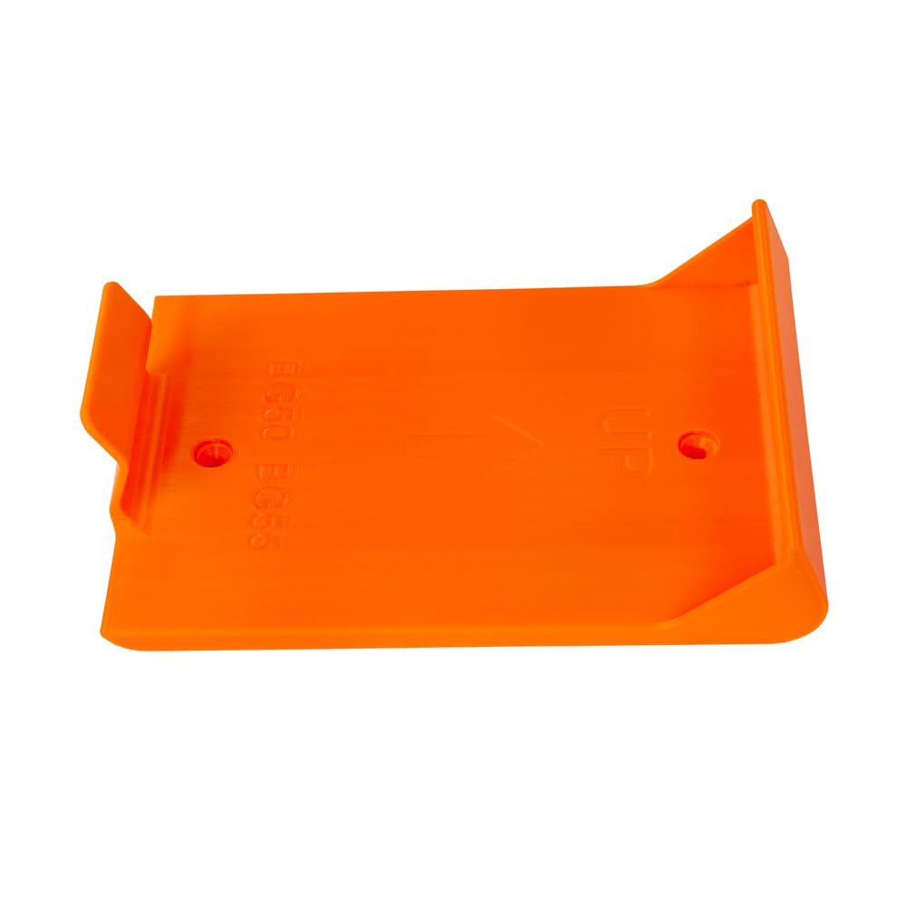 TidyMount wall mount for Stihl BG55 stores blower off the ground with quick access.