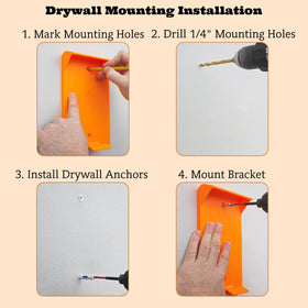 TidyMount BG86C space-saving wall-mount enables easy access.