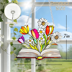 Tiedashu UV-printed real-glass suncatcher with deep color depth