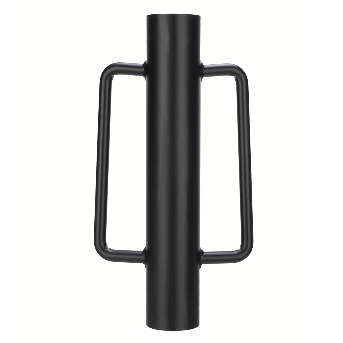 TIEJIAN fence post driver with 12lb weight in action for clean post setting