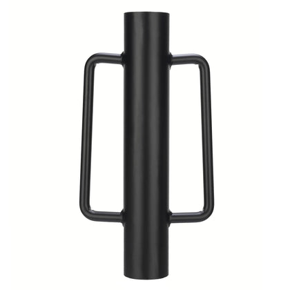 TIEJIAN fence post driver with 12lb weight in action for clean post setting