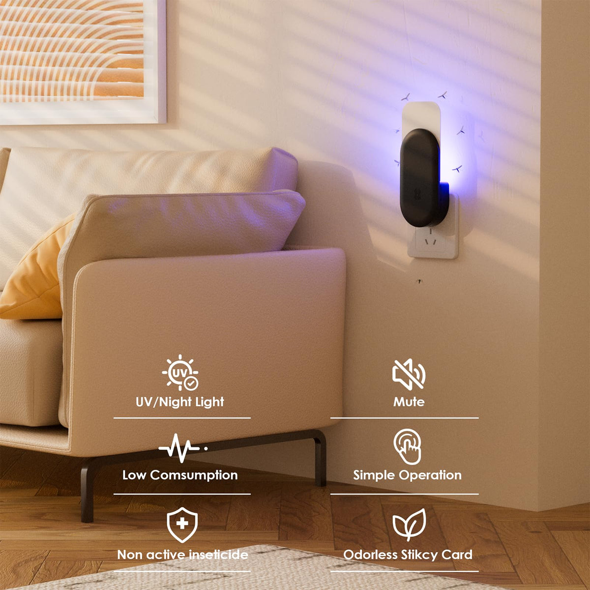 TIENBE UV light attracts pests with dual wavelengths for improved capture