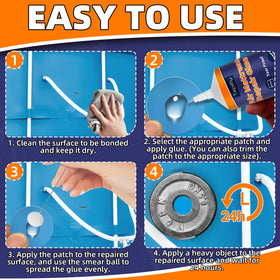 Tiepetly long-lasting repair performance keeps inflatables like-new.