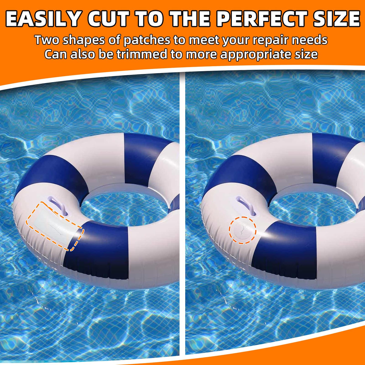 Tiepetly multi-item kit fixes air mattresses and inflatables.